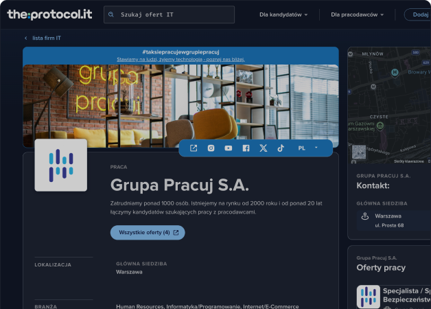 Narzędzie: profile pracodawców